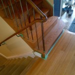 hard wood staircase stripping